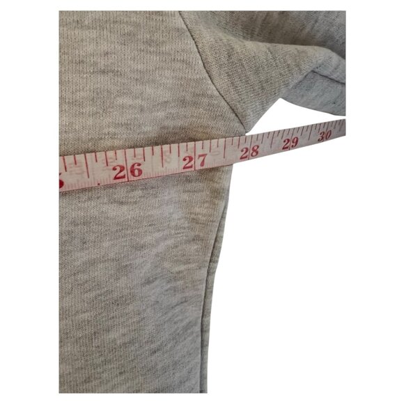 Superdry men sweater M-L light grey heather half zip high neck long sleeve - Picture 10 of 10